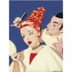 poster vintage parrucchiere