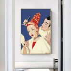 poster vintage parrucchiere
