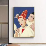 poster vintage parrucchiere