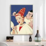 poster vintage parrucchiere