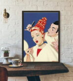 poster vintage parrucchiere