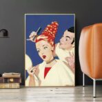 poster vintage parrucchiere