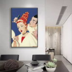 poster vintage parrucchiere