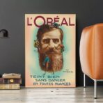 poster di acconciature vintage
