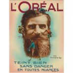 poster di acconciature vintage