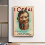 poster di acconciature vintage