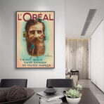 poster di acconciature vintage