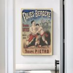 poster di combattimento vintage