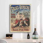 poster di combattimento vintage