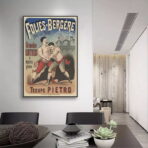 poster di combattimento vintage