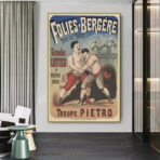 poster di combattimento vintage