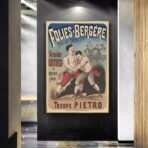 poster di combattimento vintage