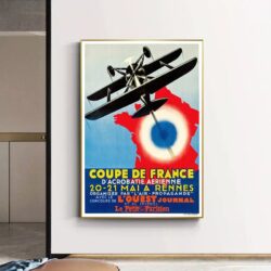 poster di compagnia aerea vintage 1
