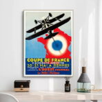 poster di compagnia aerea vintage 1
