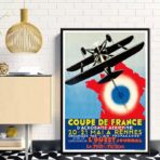 poster di compagnia aerea vintage 1