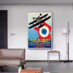 poster di compagnia aerea vintage 1