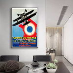 poster di compagnia aerea vintage 1