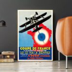 poster di compagnia aerea vintage 1