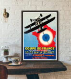 poster di compagnia aerea vintage 1