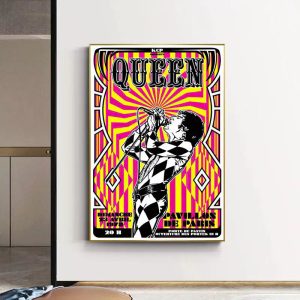 poster concerto rock vintage parigi