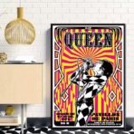 poster concerto rock vintage parigi
