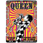 poster concerto rock vintage parigi