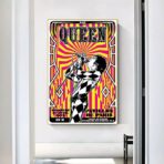 poster concerto rock vintage parigi