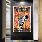 poster concerto rock vintage parigi