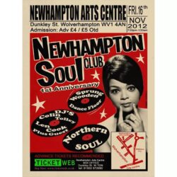poster concerto soul vintage