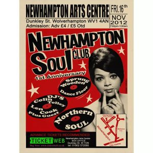 poster concerto soul vintage