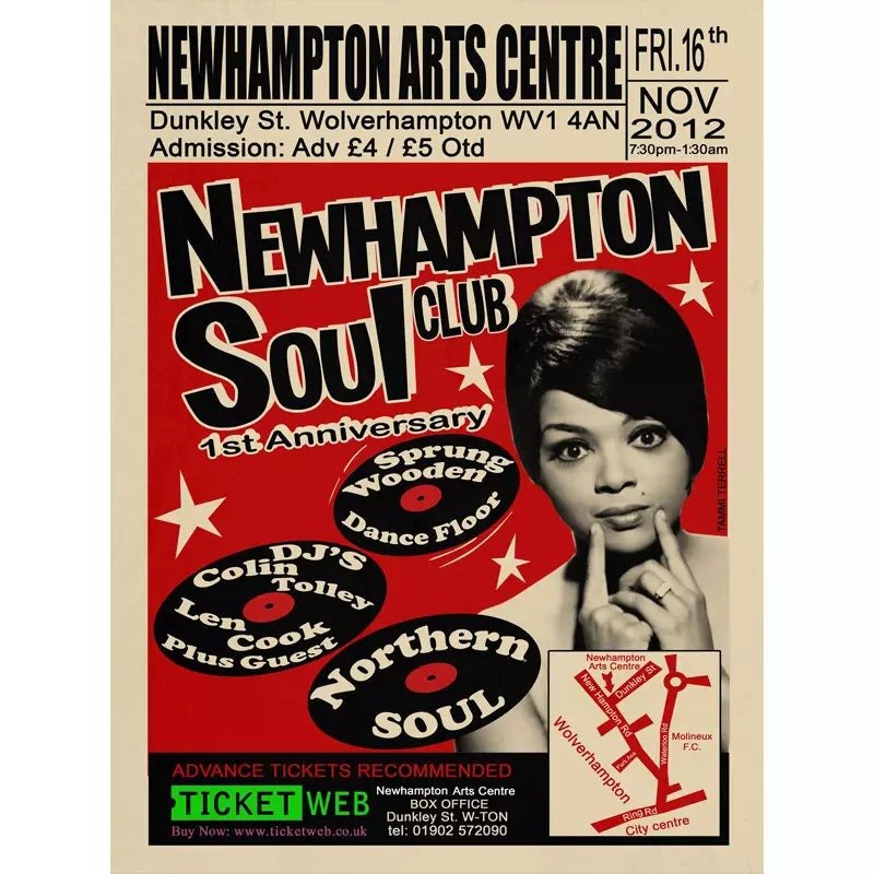 poster concerto soul vintage poster concerto soul vintage