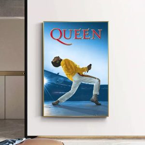 poster concerto vintage della regina