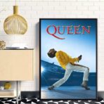 poster concerto vintage della regina