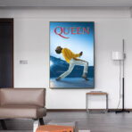 poster concerto vintage della regina