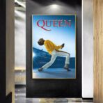 poster concerto vintage della regina