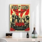 poster di un concerto rock vintage