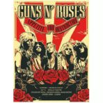 poster di un concerto rock vintage