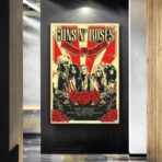 poster di un concerto rock vintage
