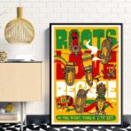 poster concerto reggae vintage