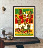 poster concerto reggae vintage