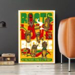 poster concerto reggae vintage