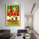poster concerto reggae vintage