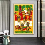 poster concerto reggae vintage