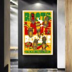 poster concerto reggae vintage