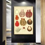 poster conchiglia vintage
