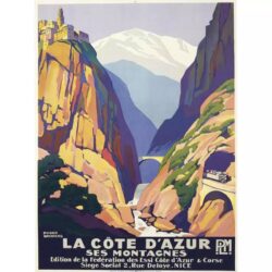 poster vintage costa azzurra 2