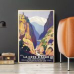 poster vintage costa azzurra 2