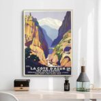 poster vintage costa azzurra 2