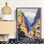 poster vintage costa azzurra 2