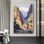 poster vintage costa azzurra 2